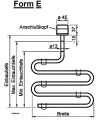 Heizstab Teflon - 2.000 Watt